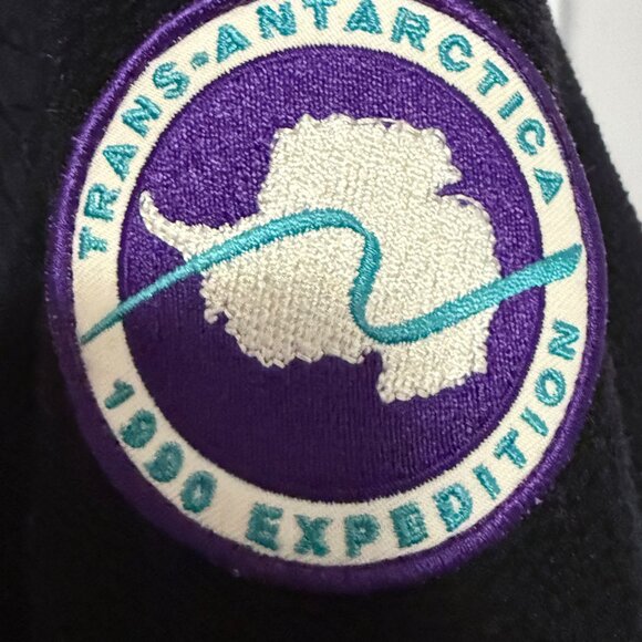 The North Face Polartec Black Supreme Men's Jacket SZ LargeTrans-Antarctica 1990 - Picture 7 of 9